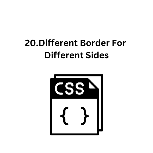 20.Different Border For Different Sides